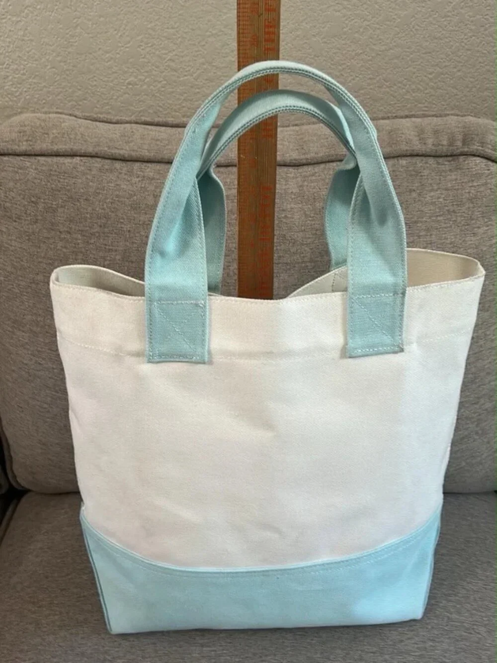 Pottery Barn Disney LITTLE MERMAID Princess Ariel & Flounder Canvas Tote Bag